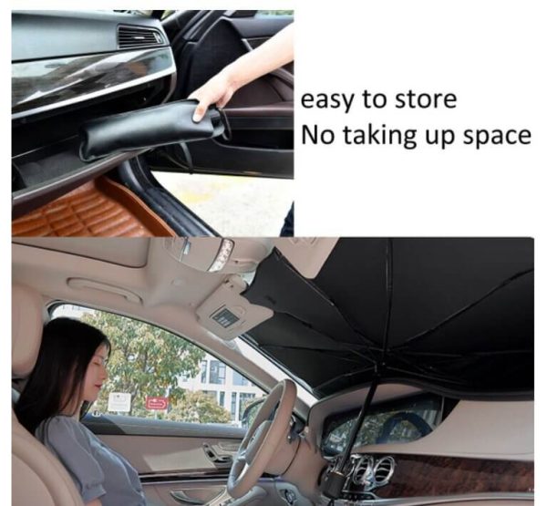 Windshield Sun Shade Foldable Umbrella