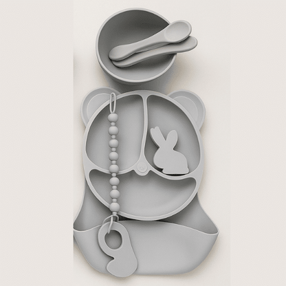 10 Piece Silicone Baby Feeding Set