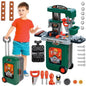 3 in 1 Tool Bench Workshop Playset Toolbox Suitcase