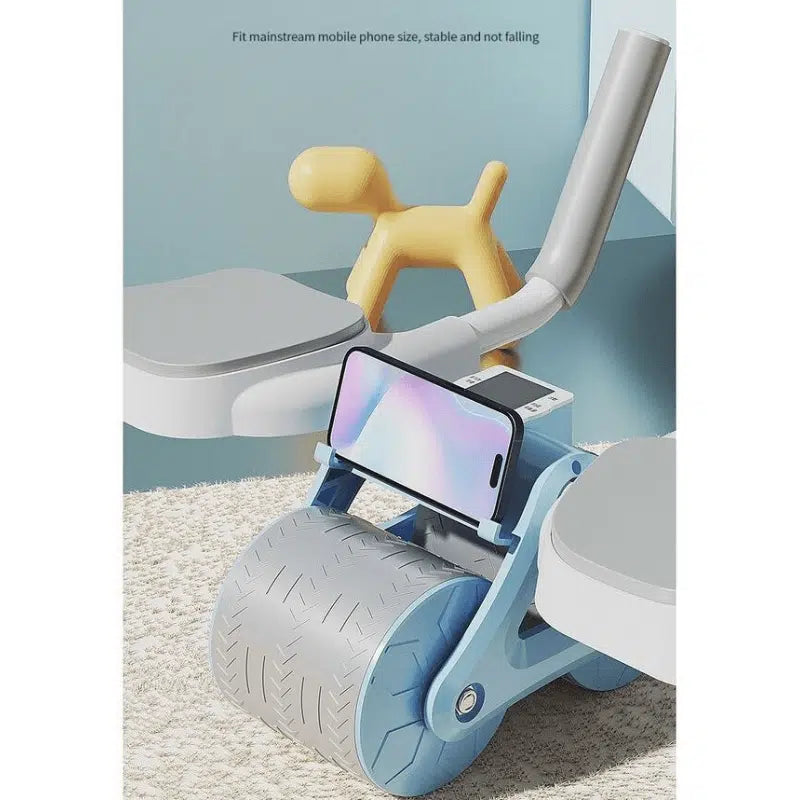 Abdominal Silence Ab Roller Exercise Wheel With Timing