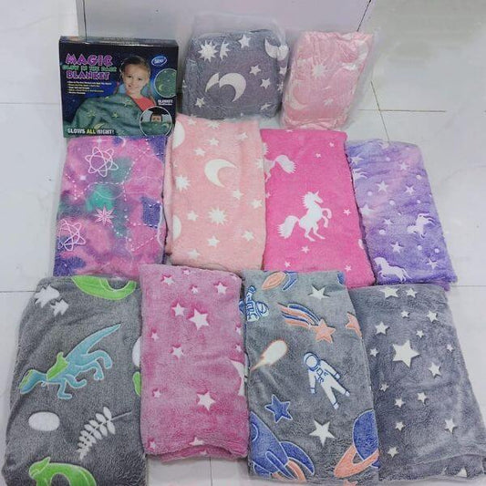 Assorted Magic Glow In The Dark Blanket