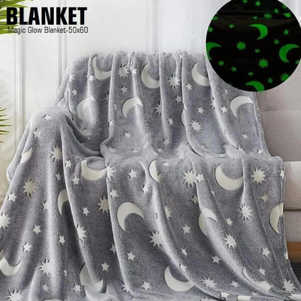 Assorted Magic Glow In The Dark Blanket