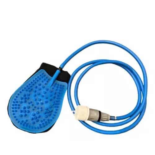 Deep Cleaning Pet Brush Glove with Hose