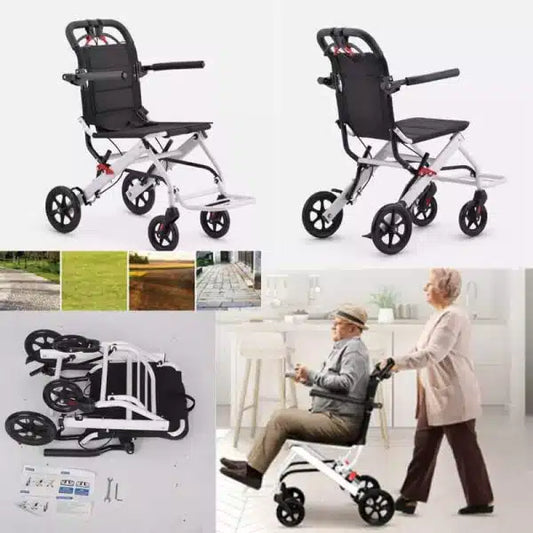 Lightweight Stylish Padded Folding Wheelchair
