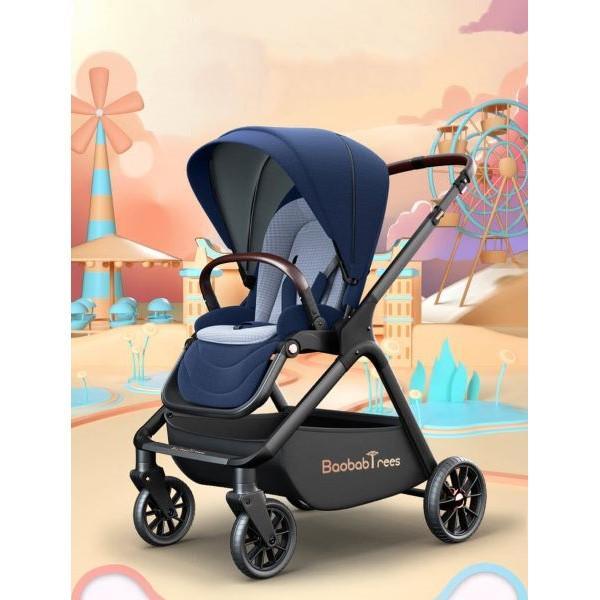 Black Linen Black High Rider Smart Stroller (Pre-Order)