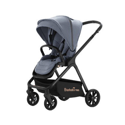 Denim Linen Grey High Rider Smart Stroller (Pre-Order)
