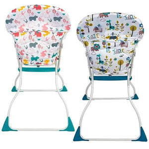 Turquoise Compact Fold High Chair
